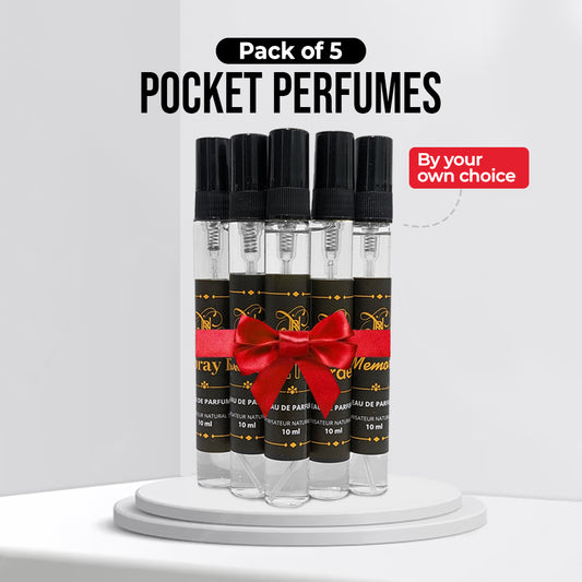 5 Spray Perfumes Of Your Choice (10ml)