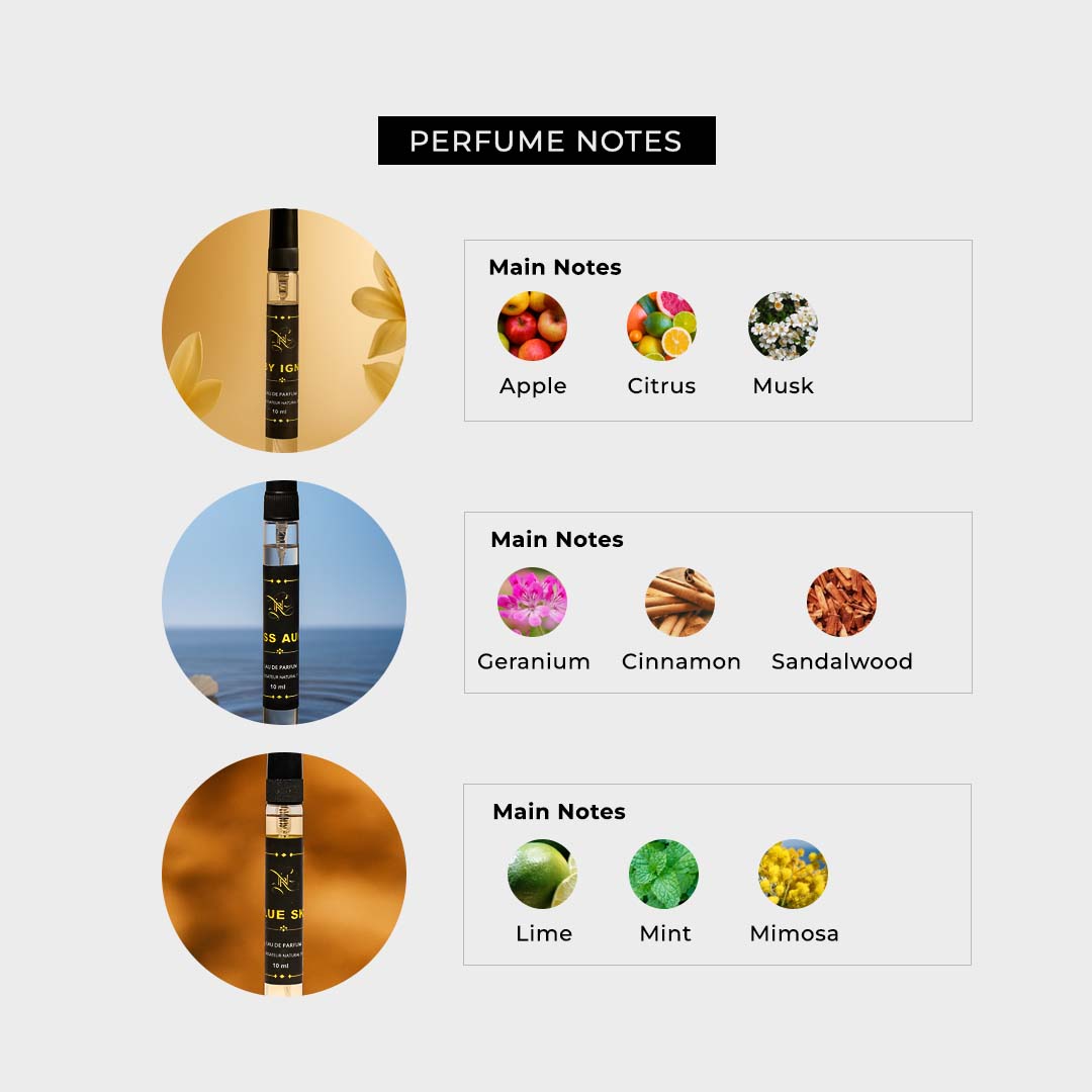 Hottest Perfume Trio (10ml)